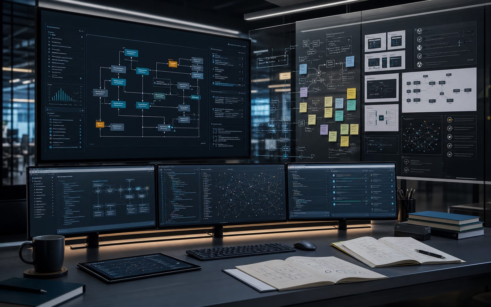 AI-assisted architecture diagram