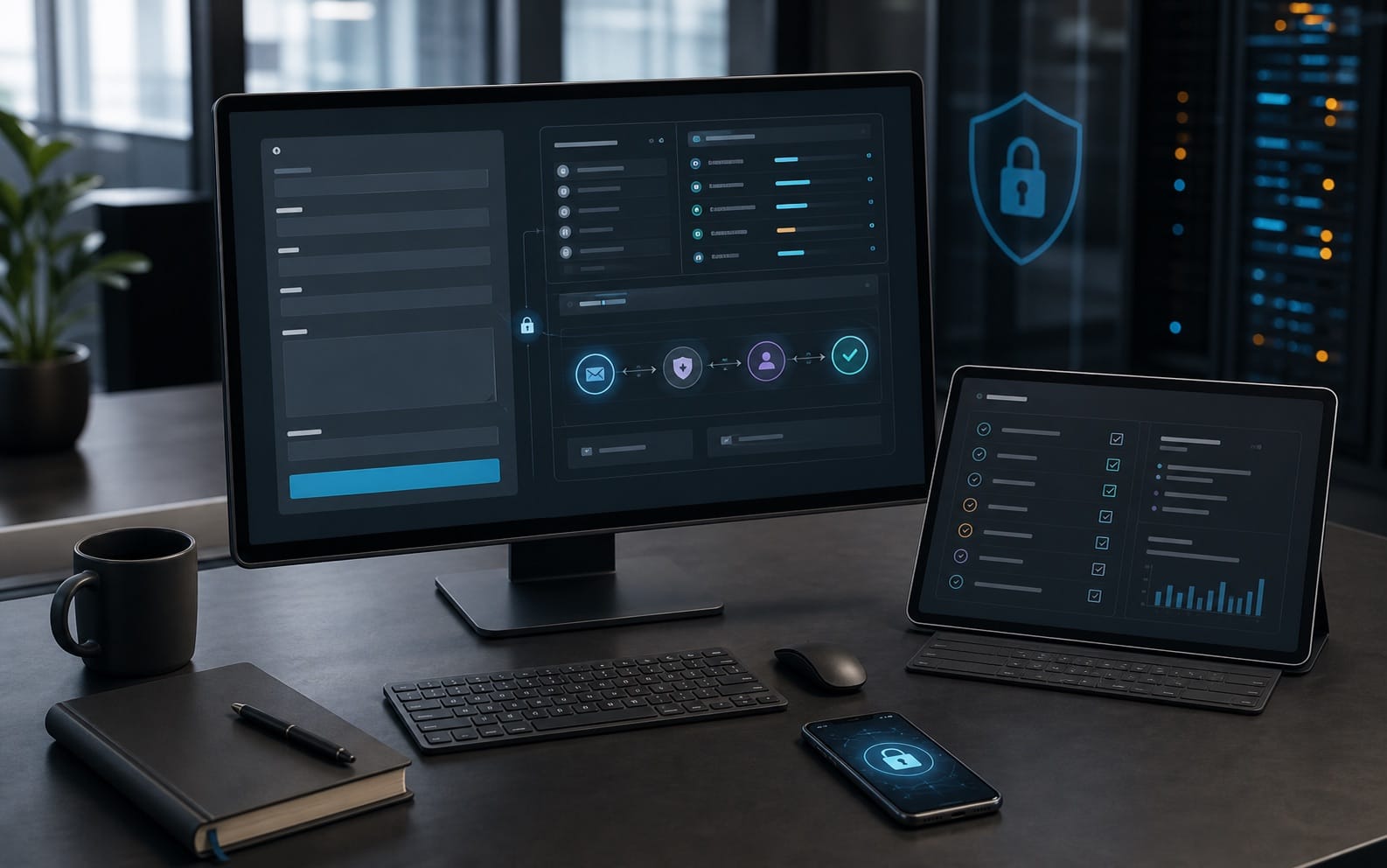 Secure contact terminal